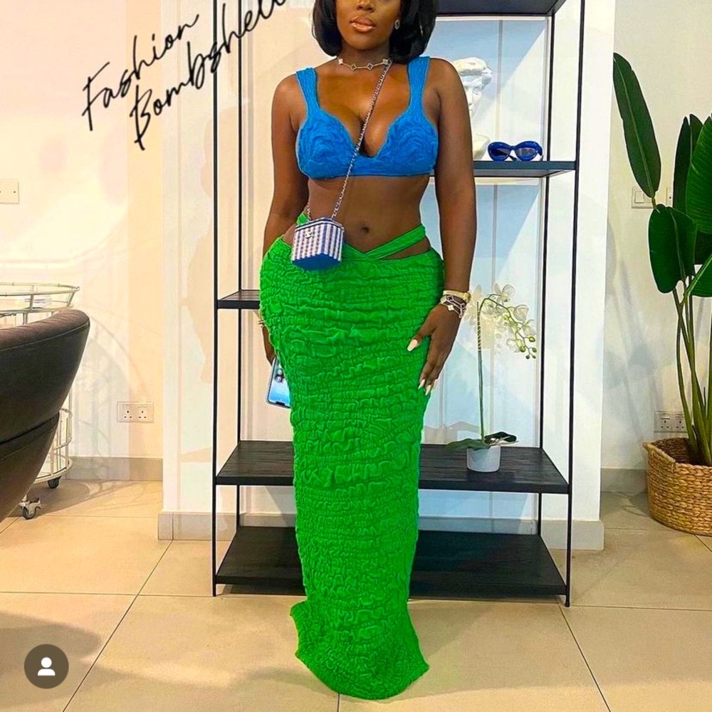 COPY - Hanifa 2piece maxi set size 2XL - Picture 1 of 11